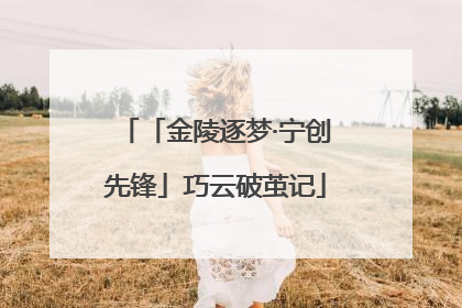 「金陵逐梦·宁创先锋」巧云破茧记