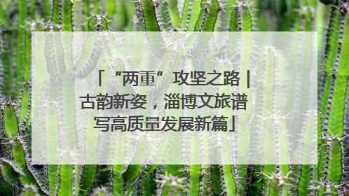 “两重”攻坚之路｜古韵新姿，淄博文旅谱写高质量发展新篇