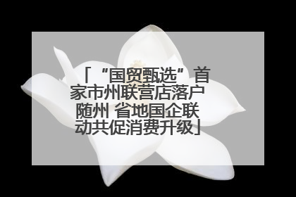 “国贸甄选”首家市州联营店落户随州 省地国企联动共促消费升级