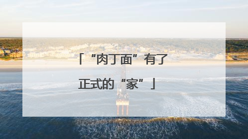 “肉丁面”有了正式的“家”