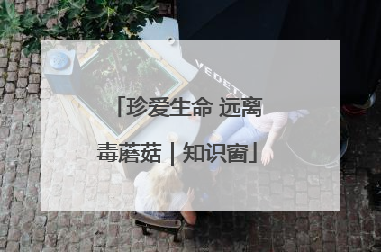 珍爱生命 远离毒蘑菇｜知识窗