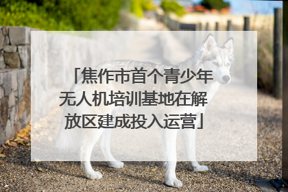 焦作市首个青少年无人机培训基地在解放区建成投入运营