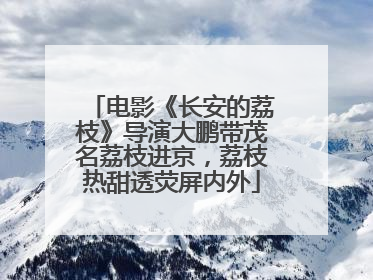 电影《长安的荔枝》导演大鹏带茂名荔枝进京，荔枝热甜透荧屏内外