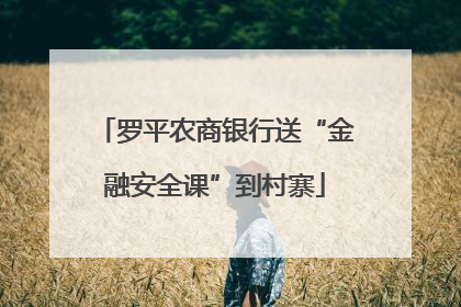 罗平农商银行送“金融安全课”到村寨