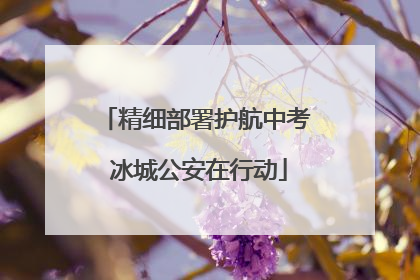 精细部署护航中考 冰城公安在行动