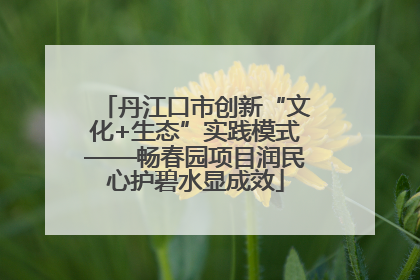 丹江口市创新“文化+生态”实践模式——畅春园项目润民心护碧水显成效