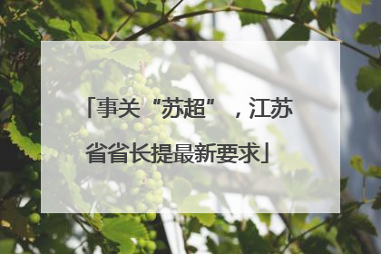 事关“苏超”，江苏省省长提最新要求