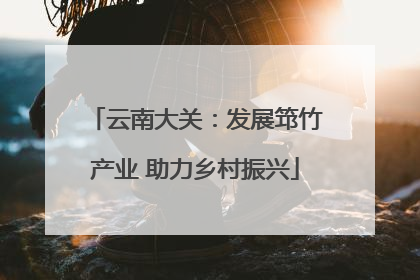 云南大关：发展筇竹产业 助力乡村振兴