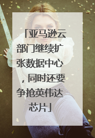 亚马逊云部门继续扩张数据中心，同时还要争抢英伟达芯片