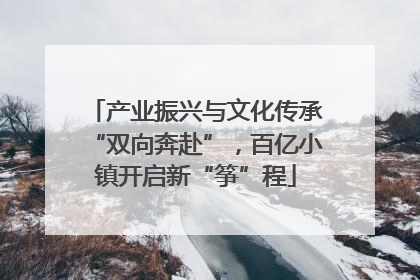 产业振兴与文化传承“双向奔赴”，百亿小镇开启新“筝”程
