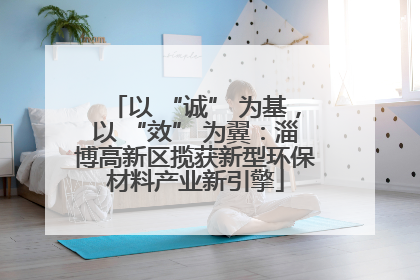 以 “诚” 为基，以 “效” 为翼：淄博高新区揽获新型环保材料产业新引擎