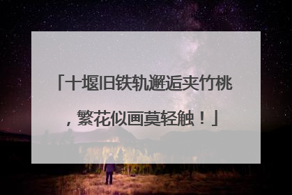 十堰旧铁轨邂逅夹竹桃，繁花似画莫轻触！