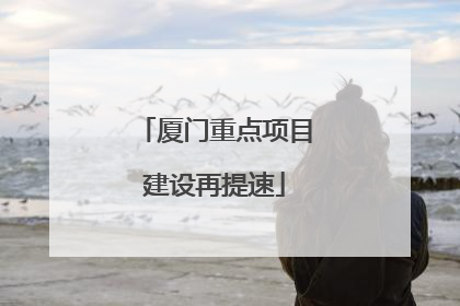 厦门重点项目建设再提速