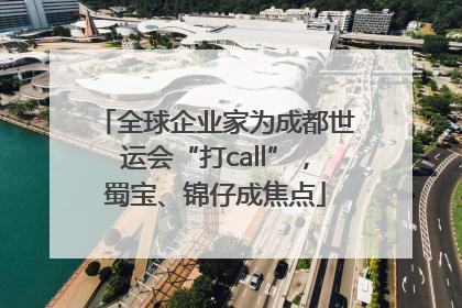 全球企业家为成都世运会“打call”，蜀宝、锦仔成焦点