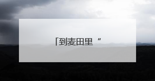 到麦田里“上学”去