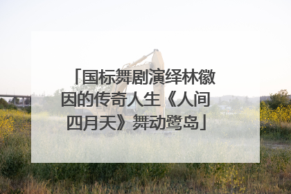 国标舞剧演绎林徽因的传奇人生《人间四月天》舞动鹭岛