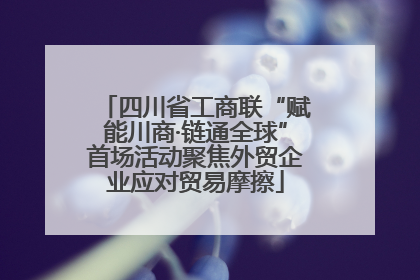 四川省工商联“赋能川商·链通全球”首场活动聚焦外贸企业应对贸易摩擦
