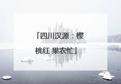 四川汉源：樱桃红 果农忙