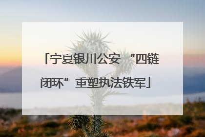宁夏银川公安 “四链闭环”重塑执法铁军