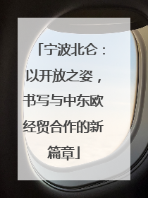 宁波北仑：以开放之姿，书写与中东欧经贸合作的新篇章