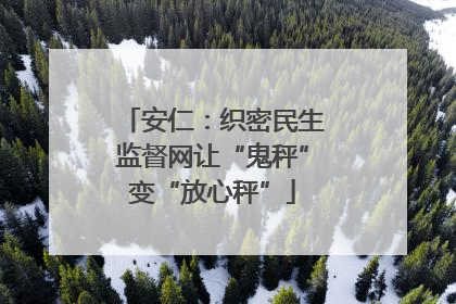 安仁：织密民生监督网让“鬼秤”变“放心秤”