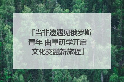 当非遗遇见俄罗斯青年 曲阜研学开启文化交融新旅程