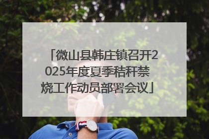 微山县韩庄镇召开2025年度夏季秸秆禁烧工作动员部署会议