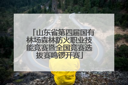 山东省第四届国有林场森林防火职业技能竞赛暨全国竞赛选拔赛鸣锣开赛