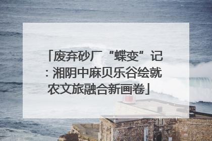 废弃砂厂“蝶变”记：湘阴中麻贝乐谷绘就农文旅融合新画卷