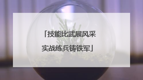 技能比武展风采 实战练兵铸铁军
