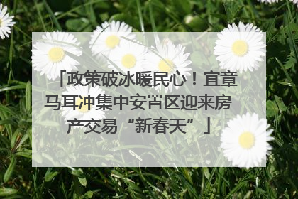 政策破冰暖民心！宜章马耳冲集中安置区迎来房产交易“新春天”