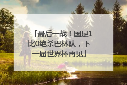 最后一战！国足1比0绝杀巴林队，下一届世界杯再见