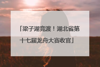 梁子湖竞渡！湖北省第十七届龙舟大赛收官