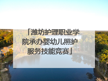 潍坊护理职业学院承办婴幼儿照护服务技能竞赛