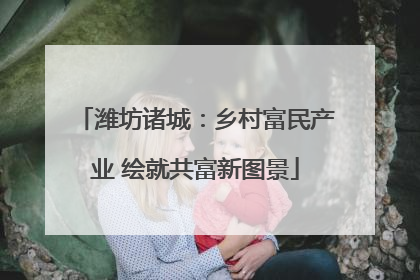 潍坊诸城：乡村富民产业 绘就共富新图景