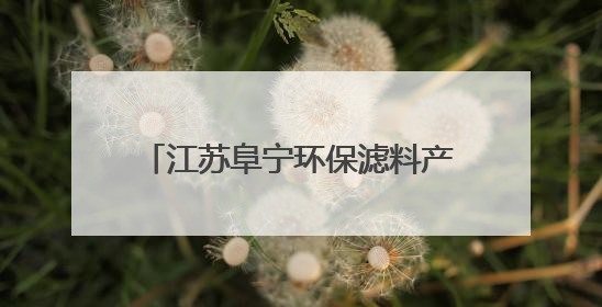 江苏阜宁环保滤料产业：智改数转领跑全国 2024年市场份额占全国三分之一
