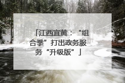 江西宜黄：“组合拳”打出政务服务“升级版”