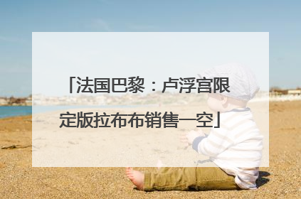 法国巴黎：卢浮宫限定版拉布布销售一空