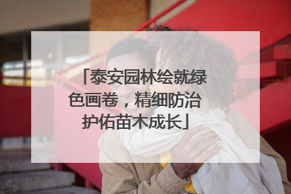 泰安园林绘就绿色画卷，精细防治护佑苗木成长