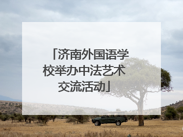 济南外国语学校举办中法艺术交流活动