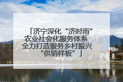 济宁深化“济时雨”农业社会化服务体系 全力打造服务乡村振兴“供销样板”