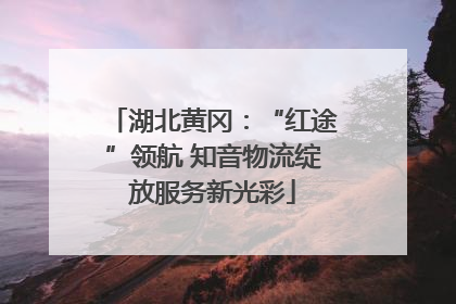 湖北黄冈：“红途”领航 知音物流绽放服务新光彩