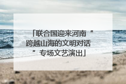 联合国迎来河南“跨越山海的文明对话”专场文艺演出