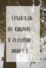 肖战主演的《藏海传》在台湾被刷屏！