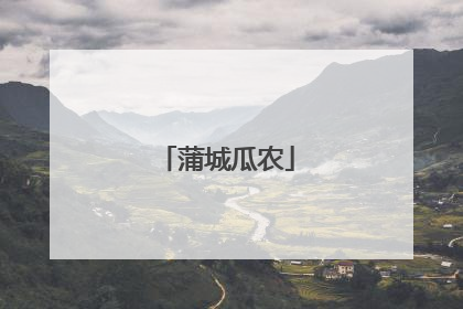 蒲城瓜农