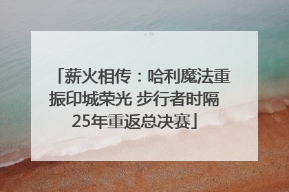 薪火相传：哈利魔法重振印城荣光 步行者时隔25年重返总决赛