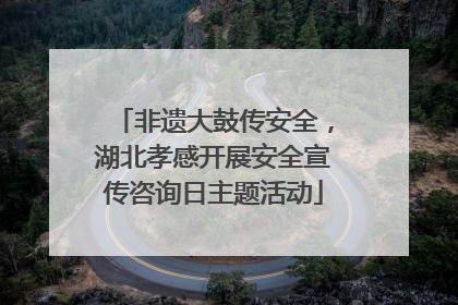 非遗大鼓传安全，湖北孝感开展安全宣传咨询日主题活动