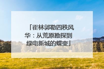 霍林郭勒四秩风华：从荒原勘探到绿电新城的蝶变