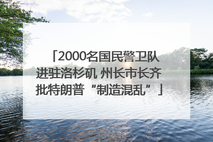 2000名国民警卫队进驻洛杉矶 州长市长齐批特朗普“制造混乱”