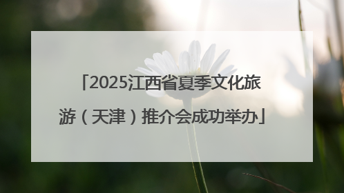 2025江西省夏季文化旅游（天津）推介会成功举办